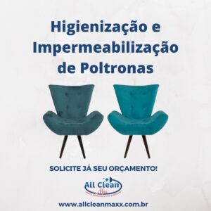 Higienização e Impermeabilização de Poltronas